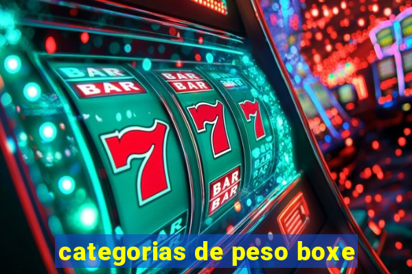 categorias de peso boxe